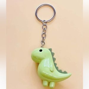 Kawaii Dinosaur keychain. Adorable!!